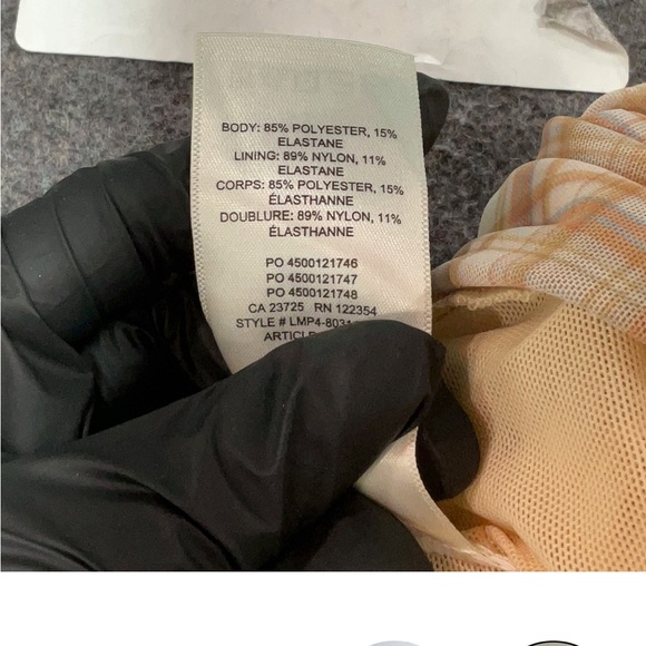 Wilfred Plaid Midi Dress in Cream and Tan - Picture 5 of 5